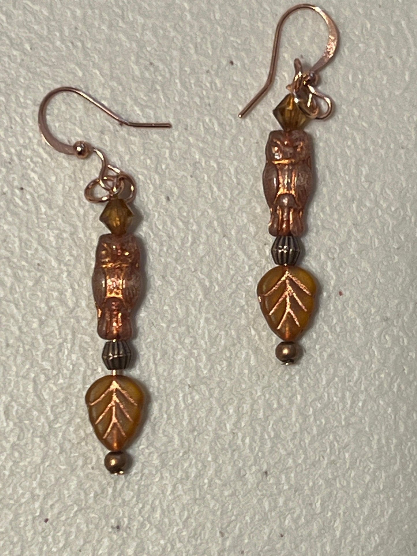 Czech Glass Dangle Earrings | Bold Tribal Boho Handmade Jewelry - Distinct Designs