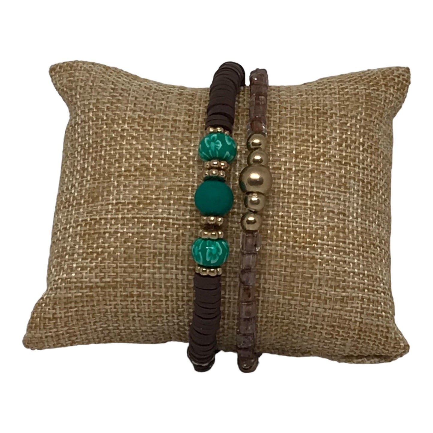 Daintly Beaded Bracelet Set | Boho Chic Handmade Jewelry - Distinct Designs