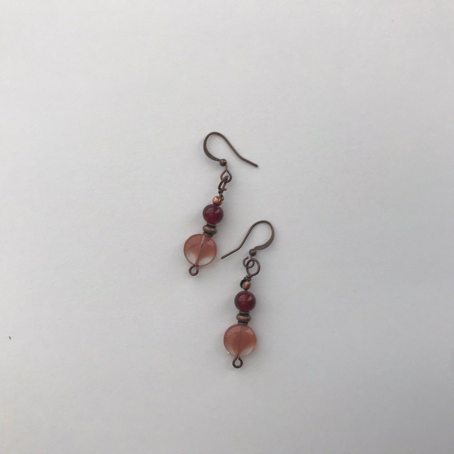 Dangle Glass Beads Earrings | Boho Chic Handmade Jewelry - Distinct Designs