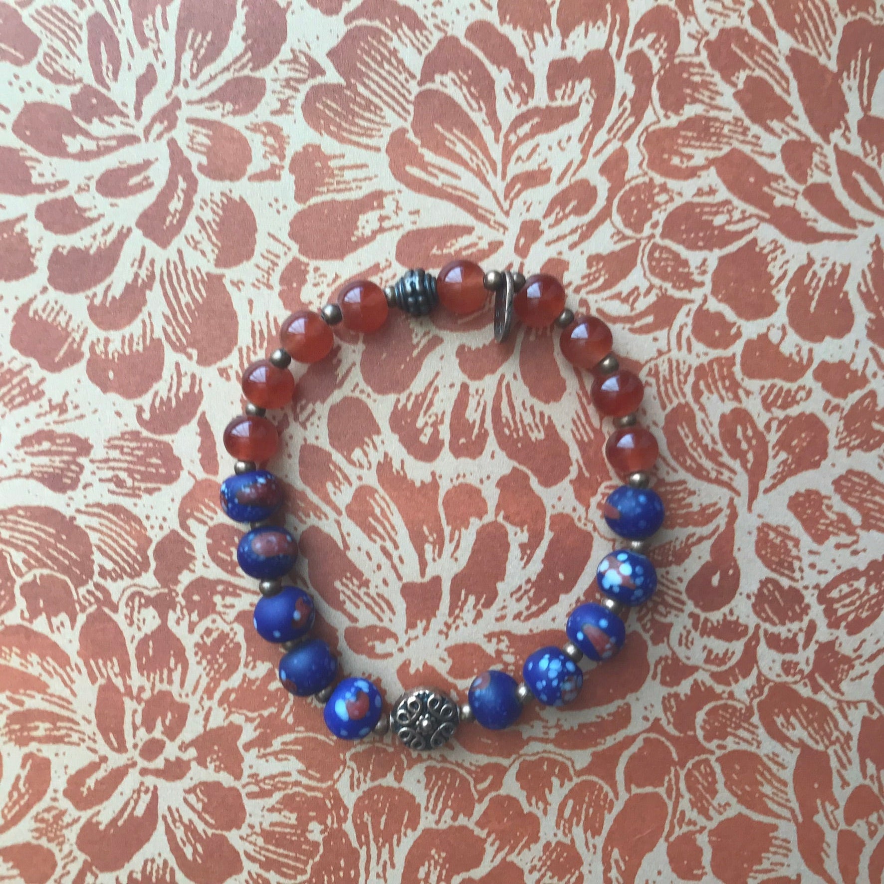 Glass Beaded Bracelet | Boho Chic Handmade Jewelry - Distinct Designs