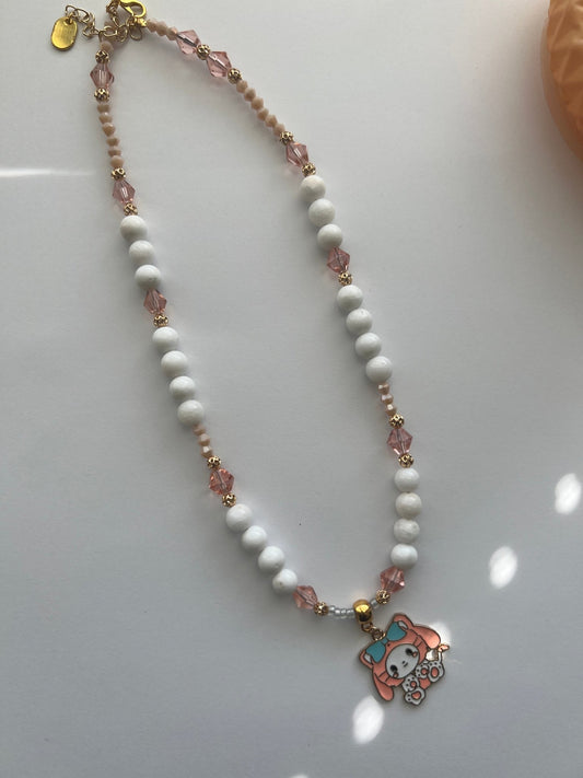 Glass Beaded Necklace | Handmade Kawaii Jewelry - Distinct Designs