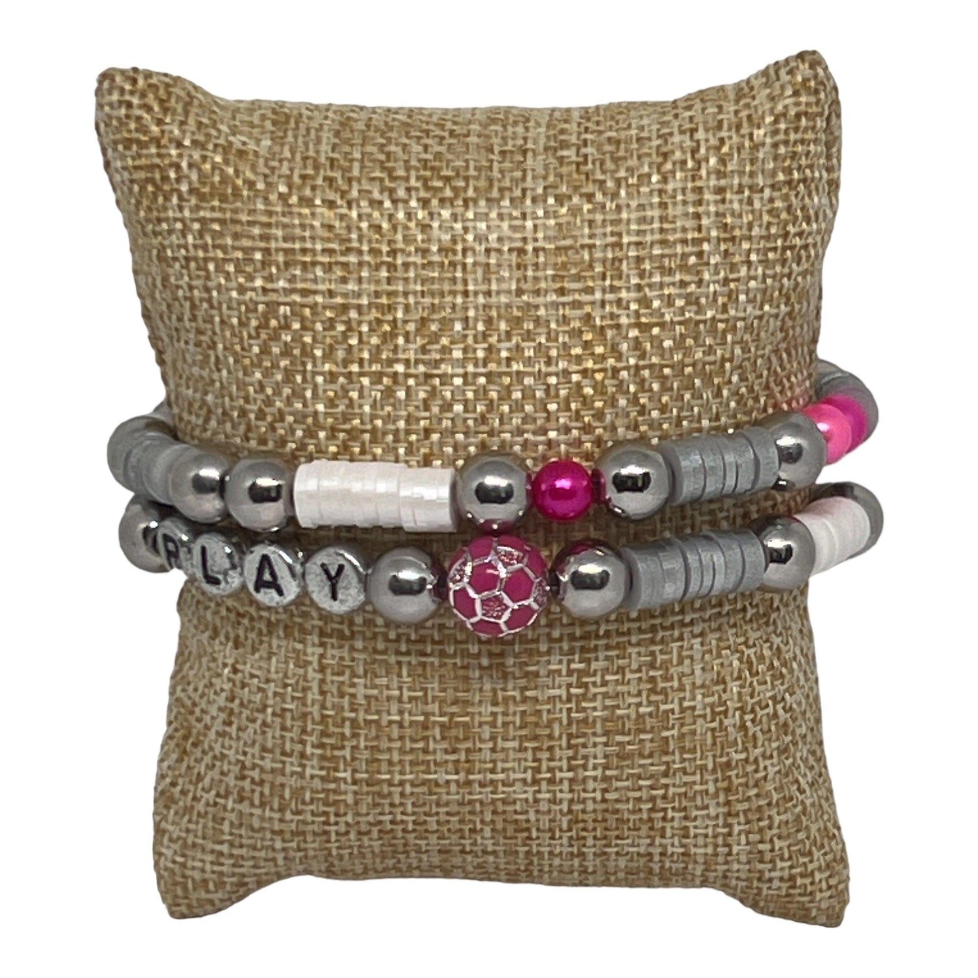 Heishi Beaded Friendship Bracelet Set | Sporty Chic Handmade Jewelry - Distinct Designs