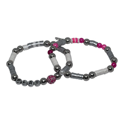 Heishi Beaded Friendship Bracelet Set | Sporty Chic Handmade Jewelry - Distinct Designs