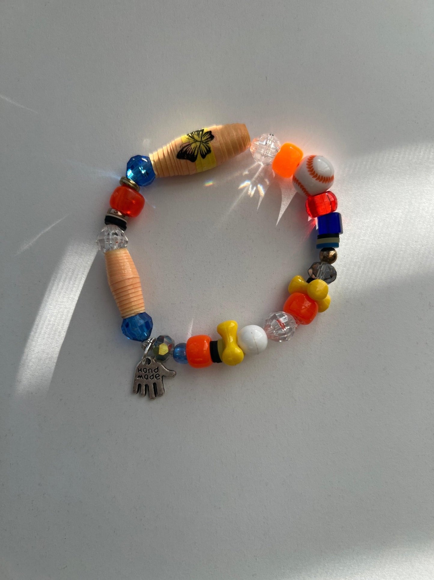 Mixed Media Softball Friendship Bracelet Set | Sporty Chic Handmade Jewelry - Distinct Designs