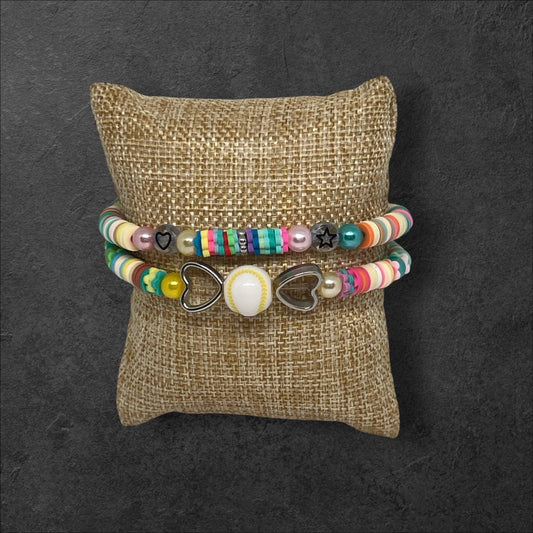 Tennis Ball Friendhip Bracelet Set | Sporty Chic Handmade Jewelry - Distinct Designs