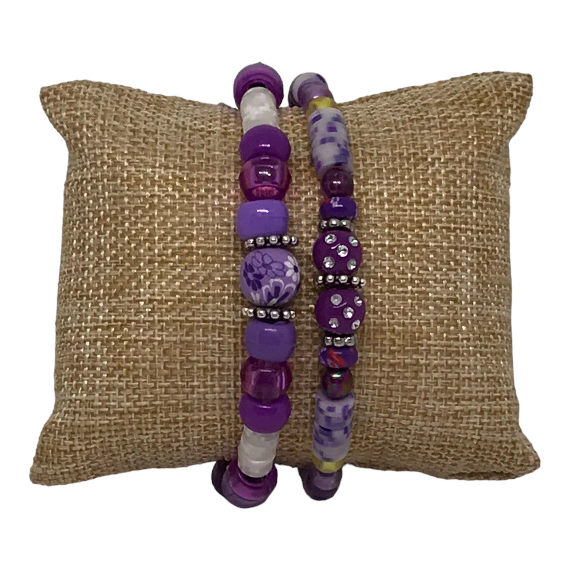 Unique MIxed Media Friendship Bracelet Set | Boho Chic Handmade Jewelry - Distinct Designs