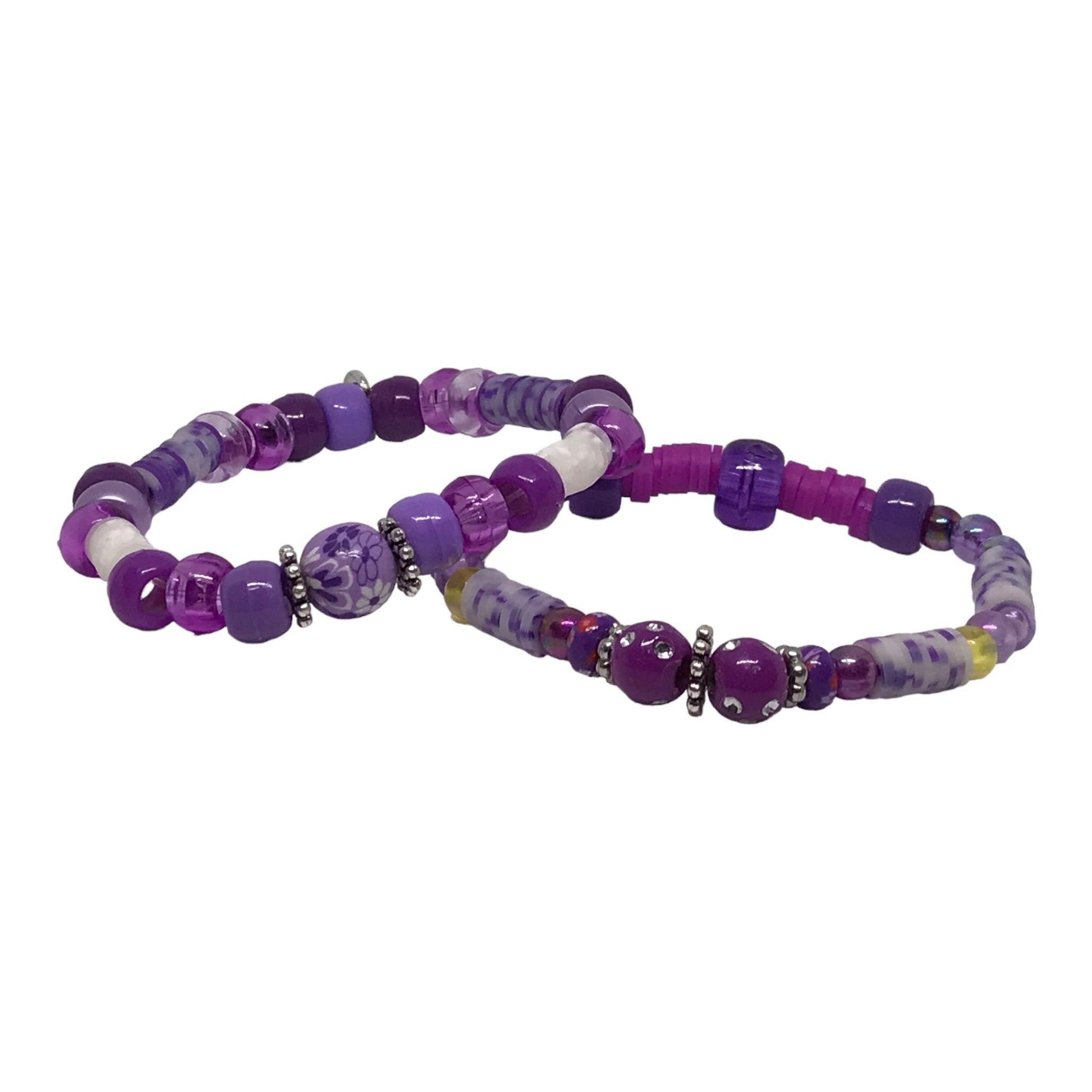 Unique MIxed Media Friendship Bracelet Set | Boho Chic Handmade Jewelry - Distinct Designs