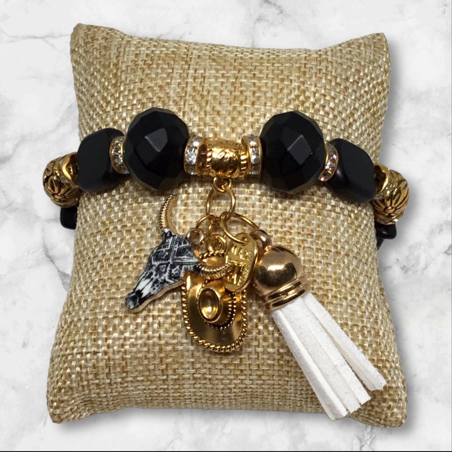 Western Beaded Stretch Bracelet | SouthWest Sands Handmade Jewelry - Distinct Designs