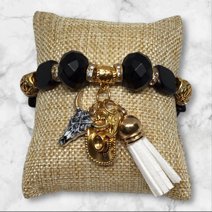 Western Beaded Stretch Bracelet | SouthWest Sands Handmade Jewelry - Distinct Designs